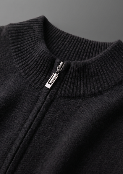 Pure Extra-Fine Merino Wool Black Luzzo Set | Roccella
