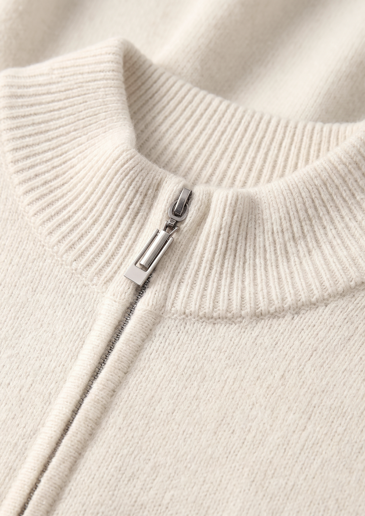 Pure Extra-Fine Merino Wool Cream White Luzzo Set | Roccella
