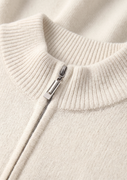 Pure Extra-Fine Merino Wool Cream White Luzzo Set | Roccella