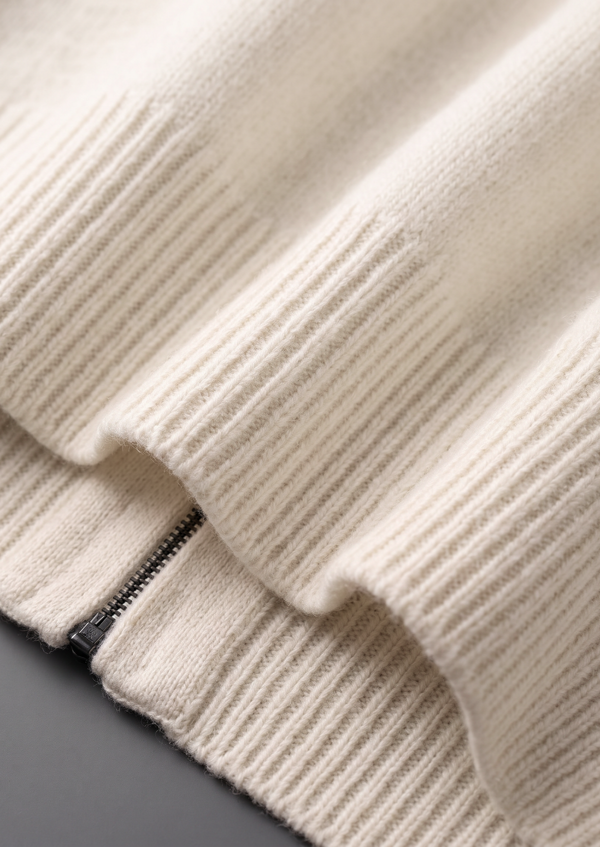 Pure Extra-Fine Merino Wool Cream White Luzzo Set | Roccella