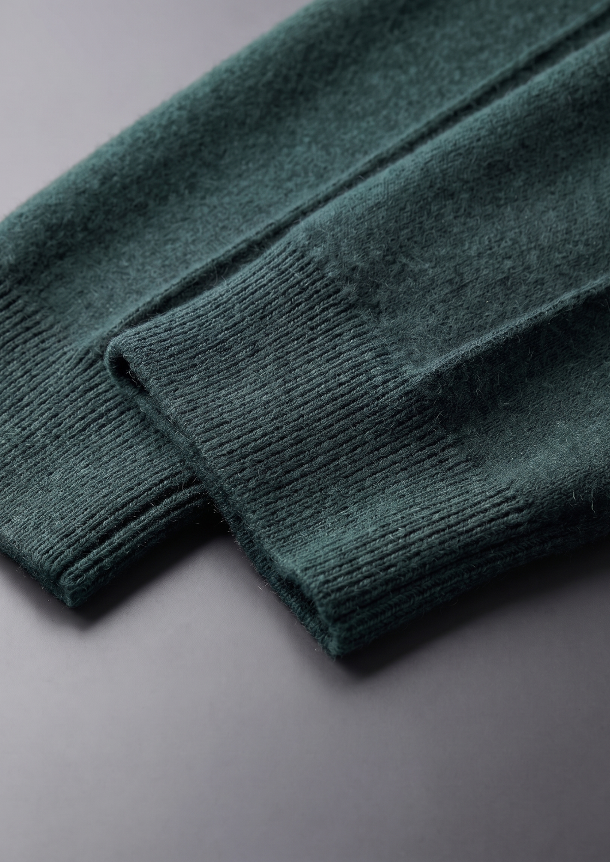 Pure Extra-Fine Merino Wool Sea Green Luzzo Set | Roccella