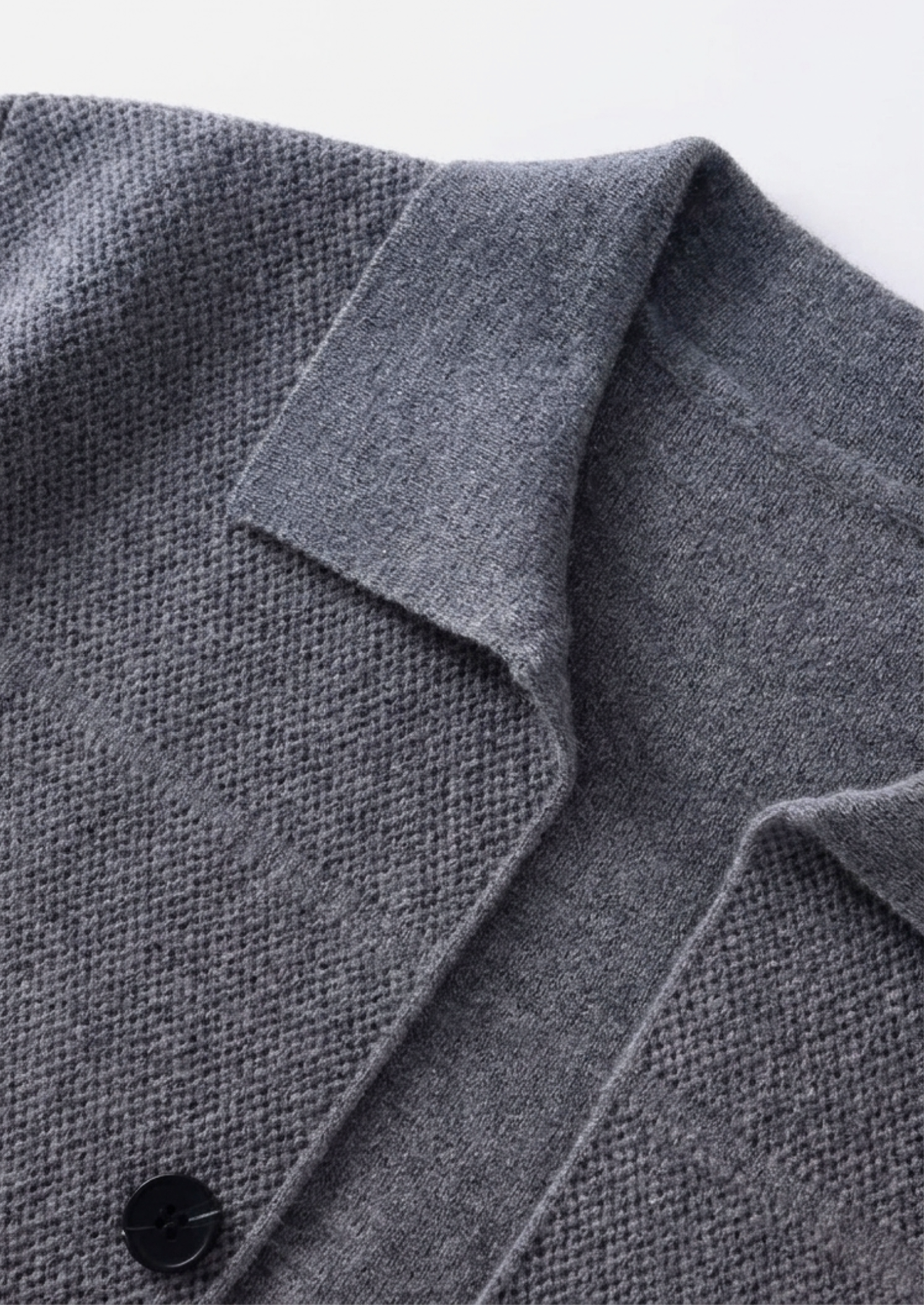 Pure Extra-Fine Merino Wool Button Overshirt | Roccella