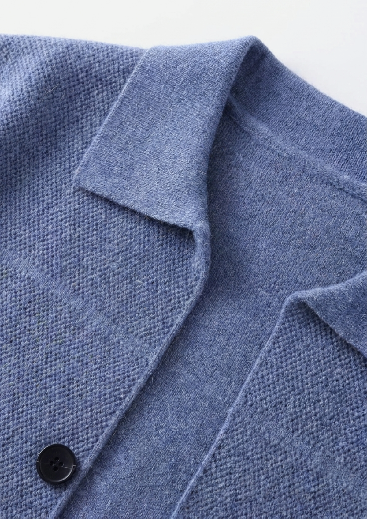 Pure Extra-Fine Merino Wool Button Overshirt | Roccella