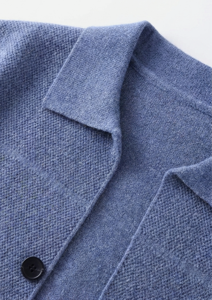 Pure Extra-Fine Merino Wool Button Overshirt | Roccella