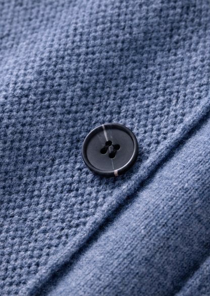 Pure Extra-Fine Merino Wool Button Overshirt | Roccella