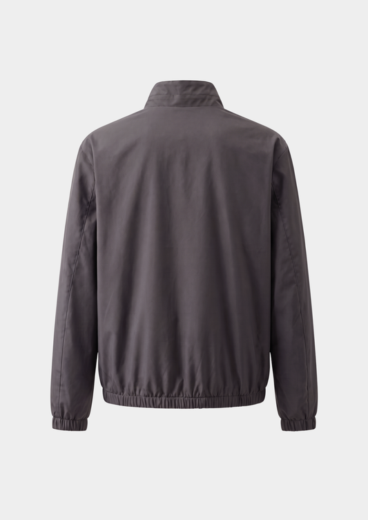 Fog Gray Technical Windbreaker Jacket | Roccella