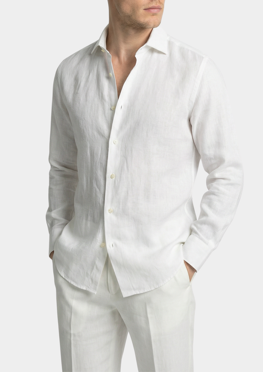 Portofino Coastal Shirt - White | Roccella